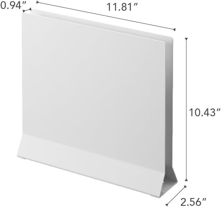 image:imageYamazaki 1999 Placemat Stand White Approx W118 x D26 x H104 inches 30 x 65 x 265 cm Tower Placemat Storage Tray Storage Round CompatibleWhite