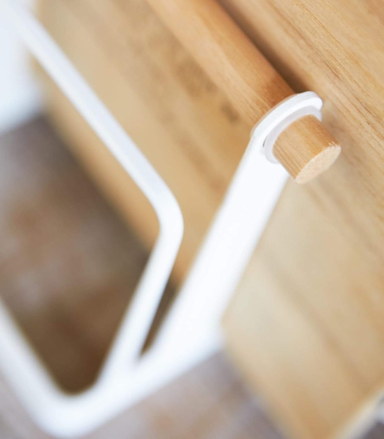 image:imageYamazaki Home Cutting Board Stand Water Resistant No Assembly Req White One SizeWhite