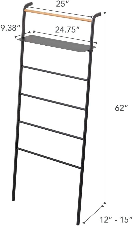 image:imageYamazaki Home Leaning Ladder with Shelf Space Saving