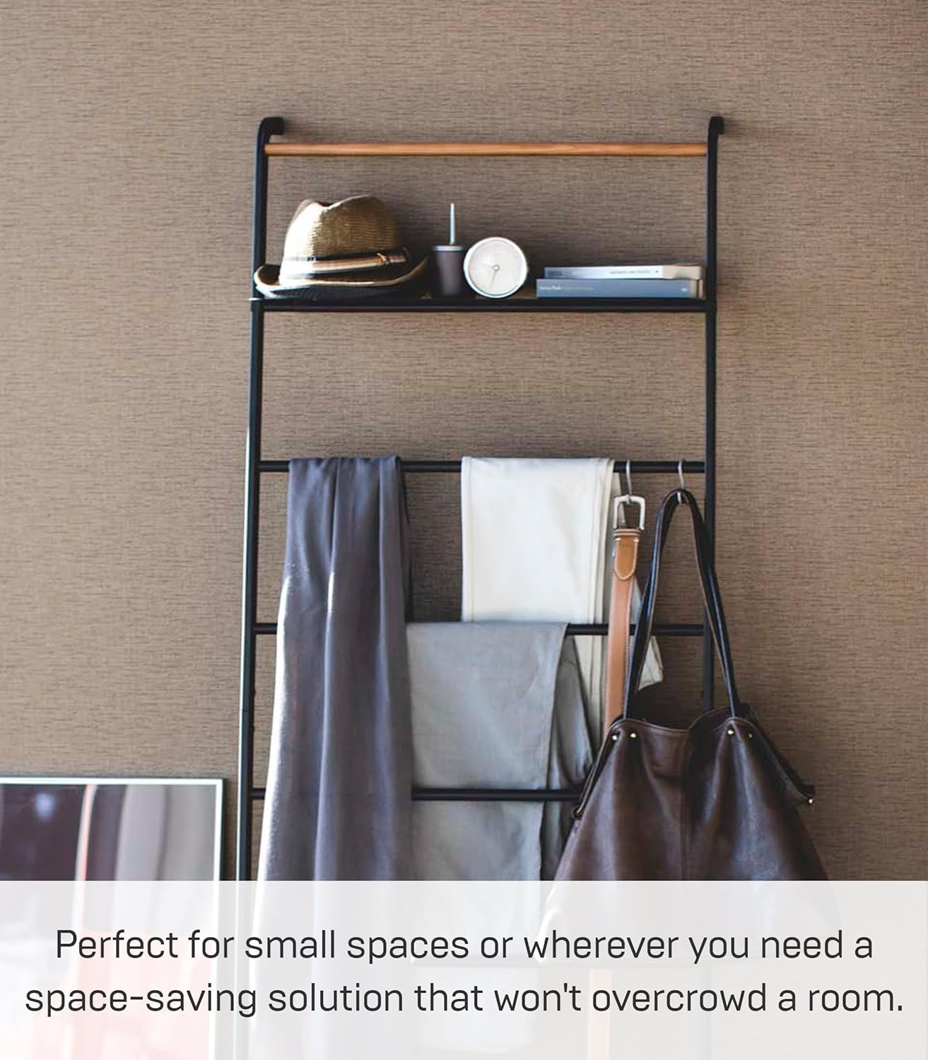 image:imageYamazaki Home Leaning Ladder with Shelf Space Saving