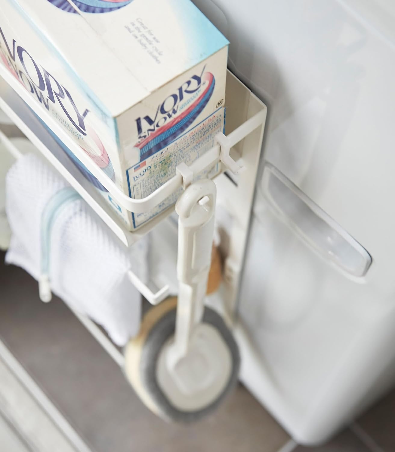image:imageYamazaki Home Plate Laundry Accessory Organizer Magnet Large SteelWhite