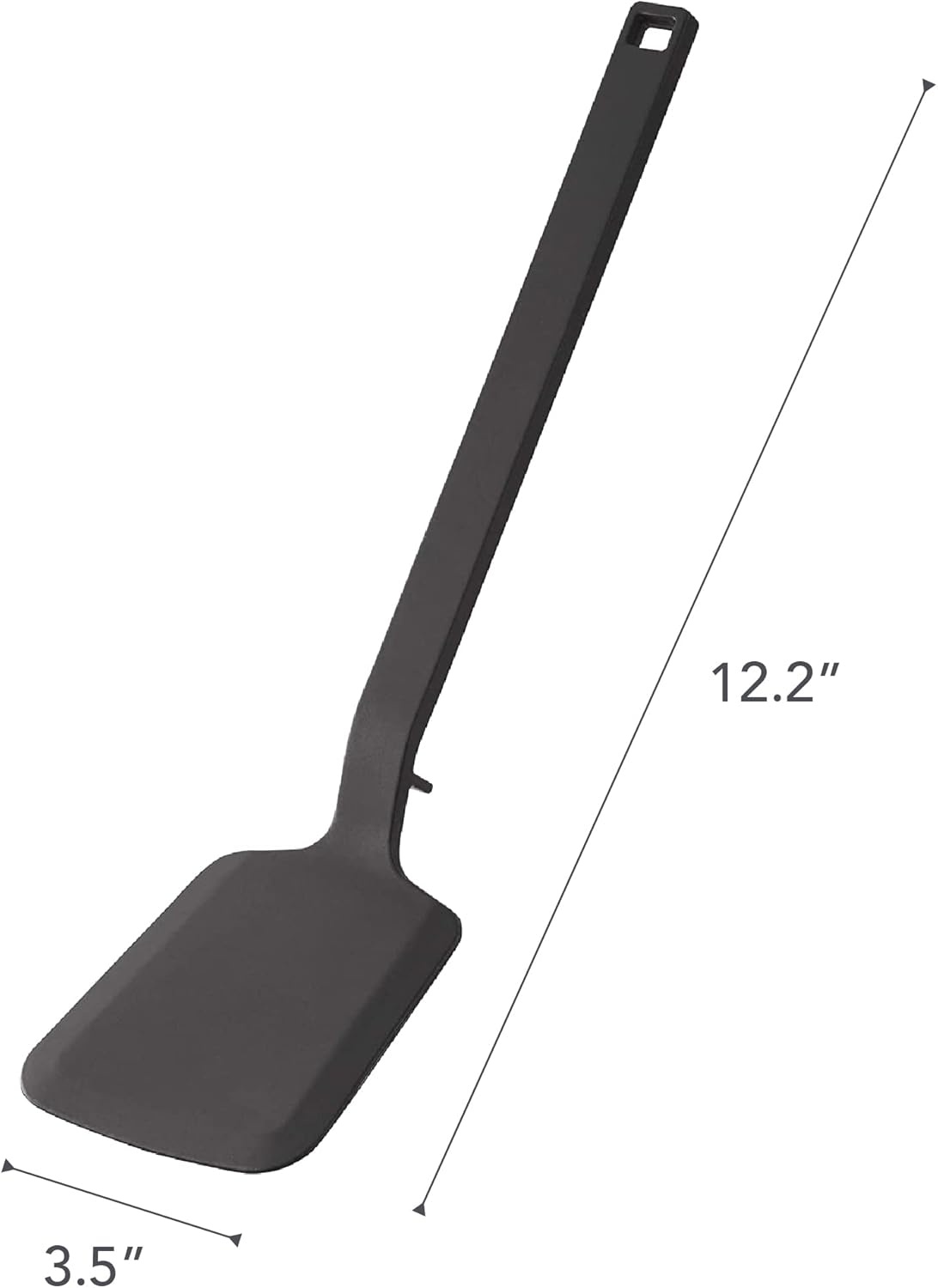 image:imageYamazaki Home Silicone Kitchen Tongs Silicone No Assembly Req BlackSpatula