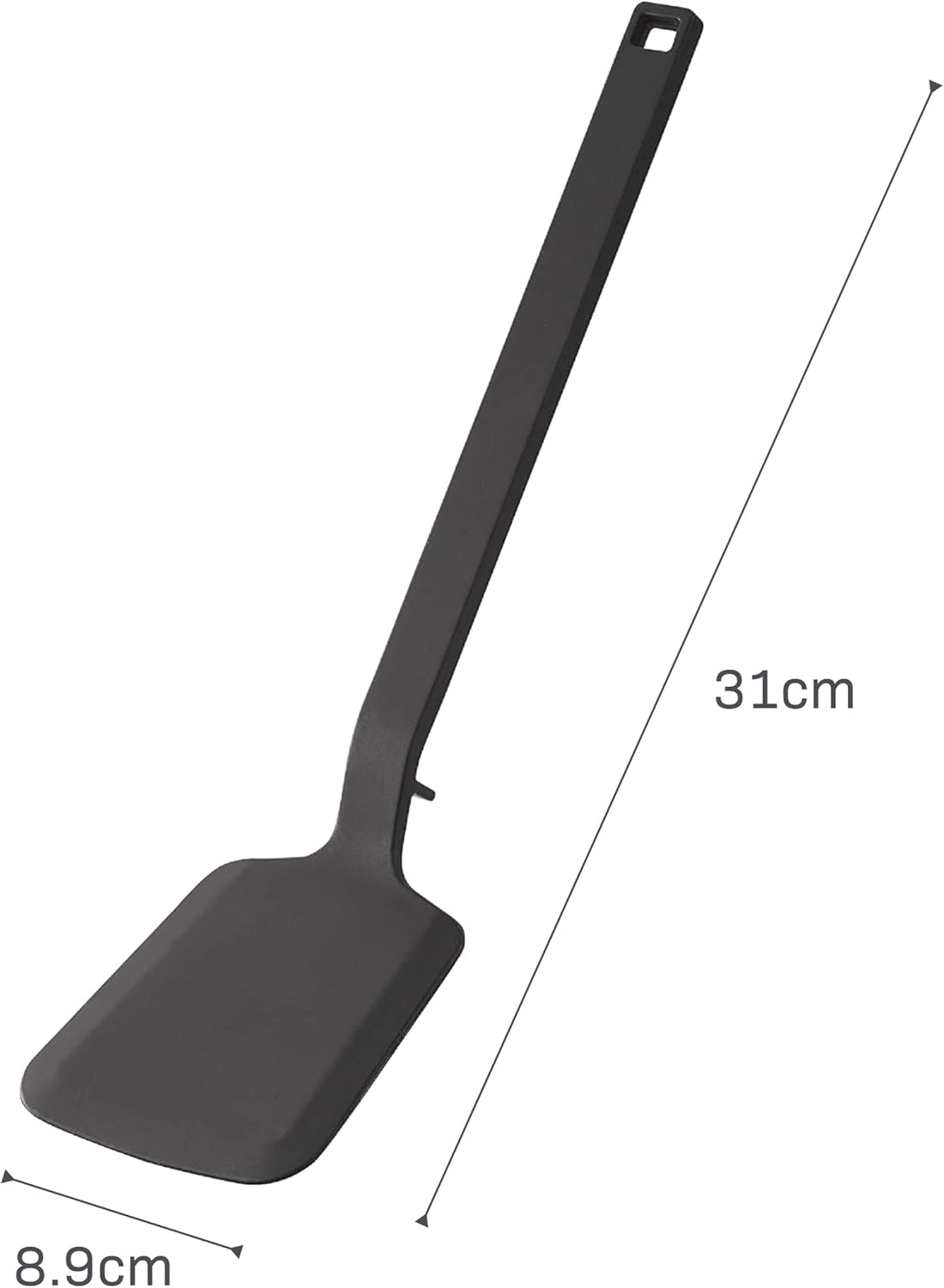 image:imageYamazaki Home Silicone Kitchen Tongs Silicone No Assembly Req BlackSpatula