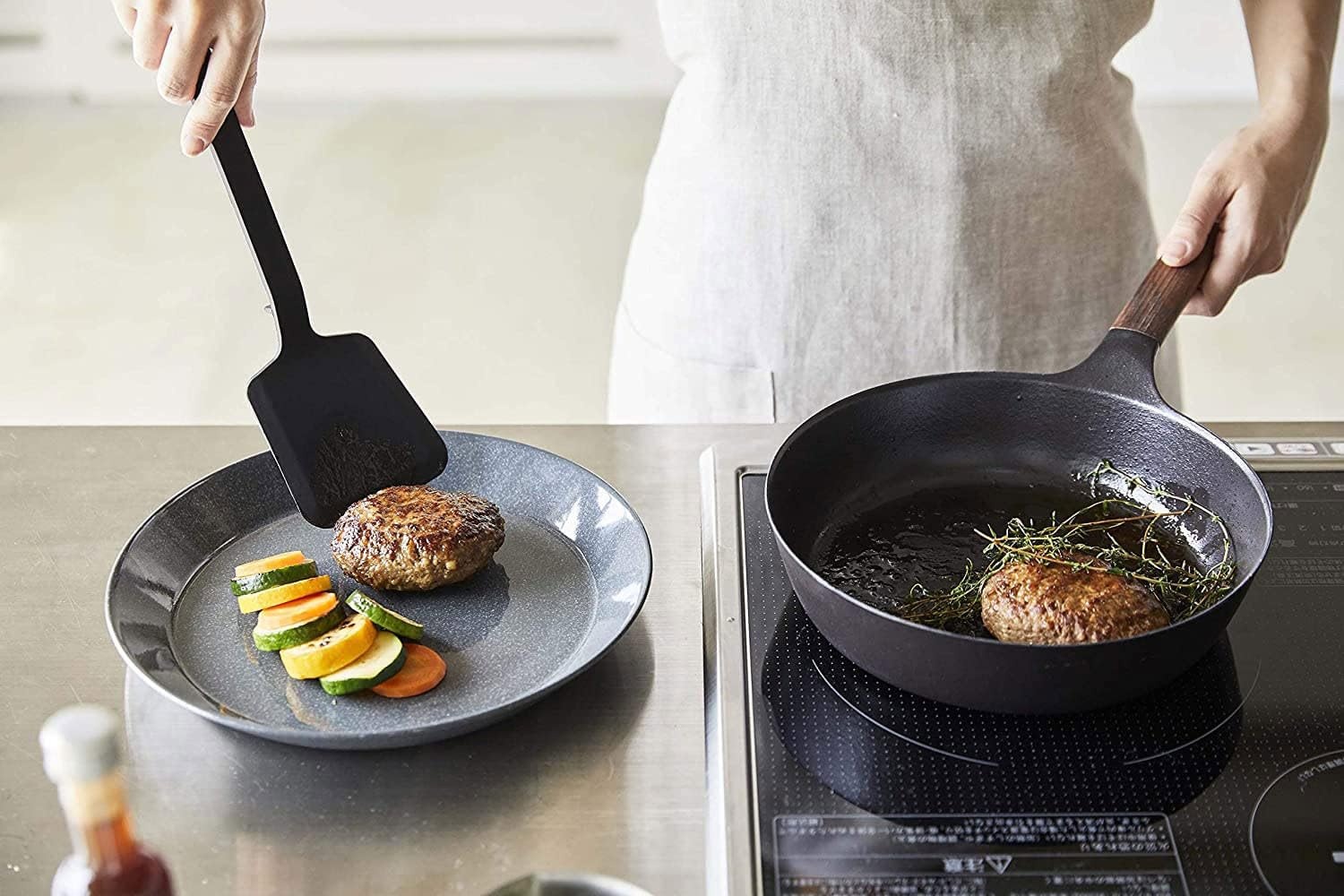 image:imageYamazaki Home Silicone Kitchen Tongs Silicone No Assembly Req BlackSpatula
