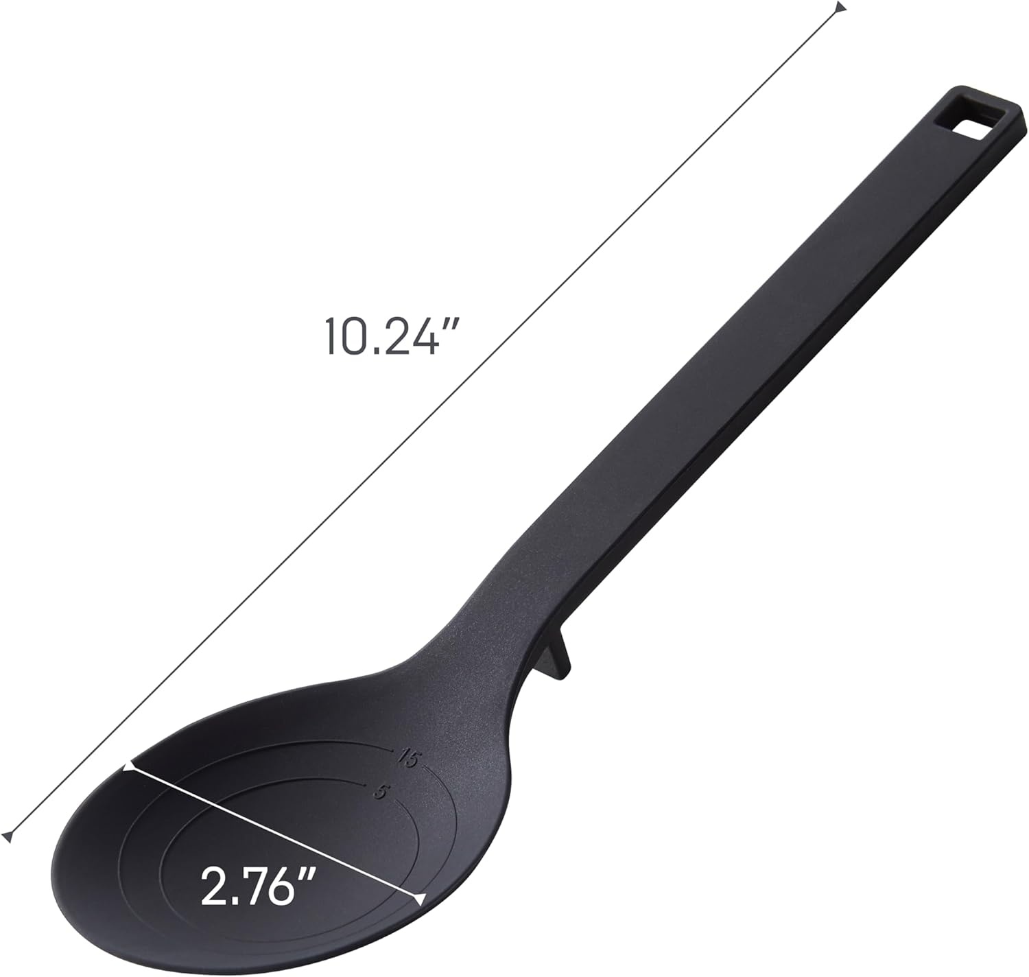 image:imageYamazaki Home Silicone Kitchen Tongs Silicone No Assembly Req BlackSpoon