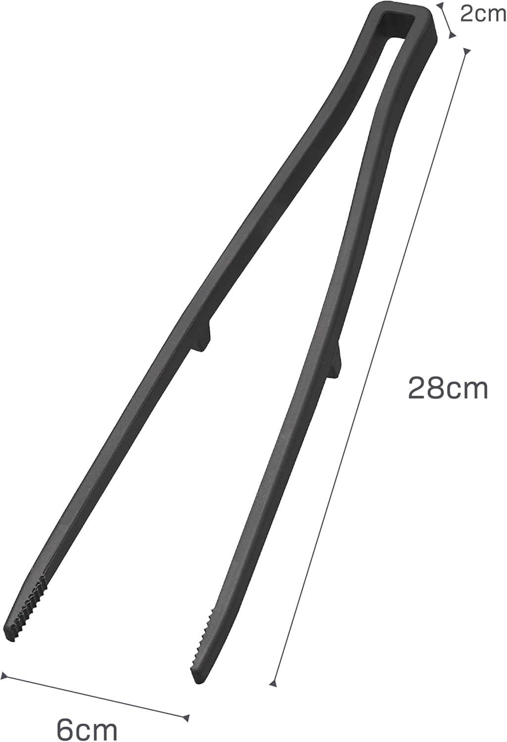 image:imageYamazaki Home Silicone Kitchen Tongs Silicone No Assembly Req BlackTweezers