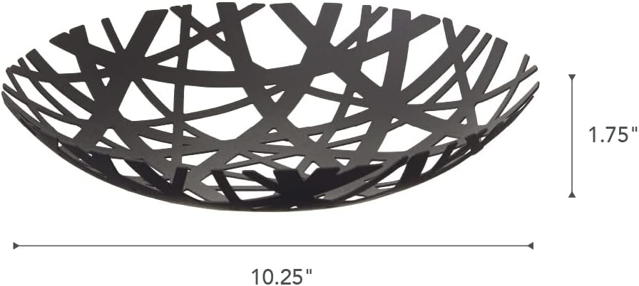 image:imageYamazaki Home Tower Fruit Bowl SteelBlack