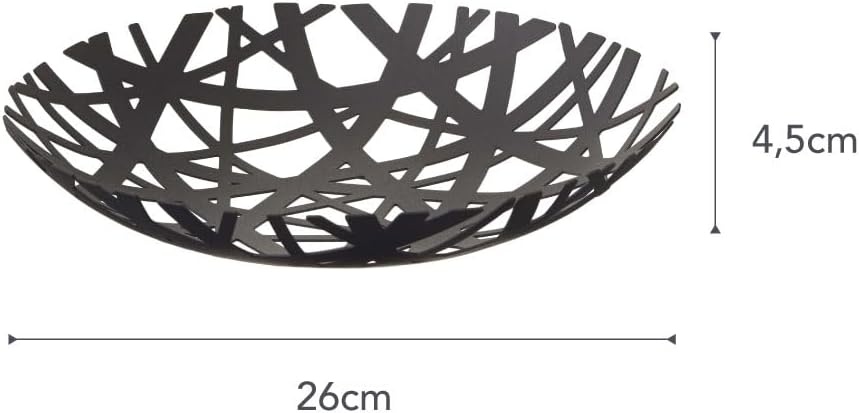 image:imageYamazaki Home Tower Fruit Bowl SteelBlack