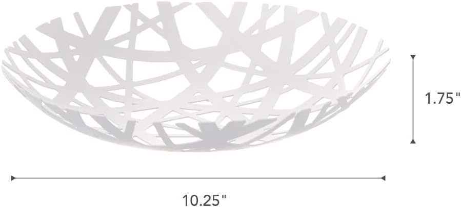 image:imageYamazaki Home Tower Fruit Bowl SteelWhite