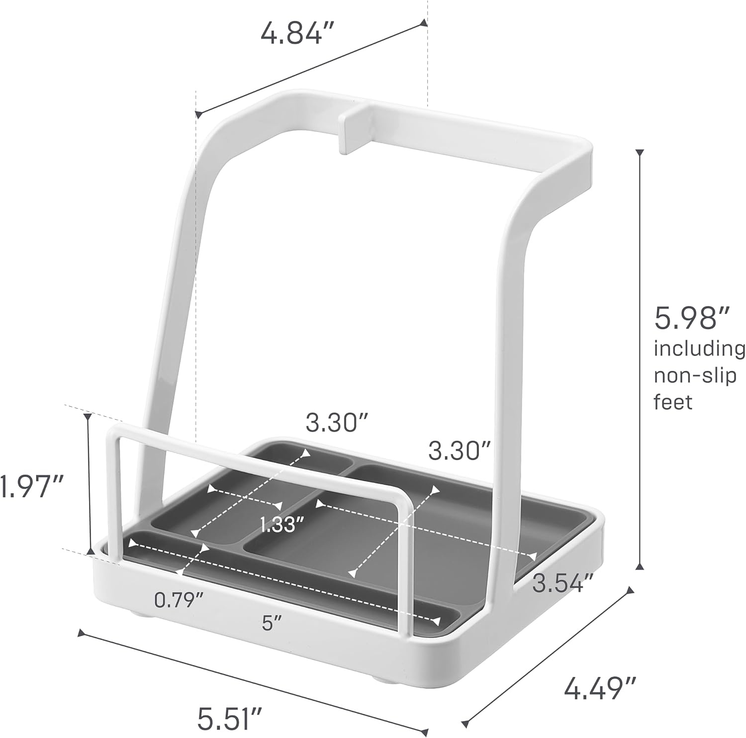 image:imageYamazaki Home Tower Lid amp Ladle Stand Large Kitchen Stand For Utensils Lids And Cookbooks HeatResistant Kitchen Stand Steel