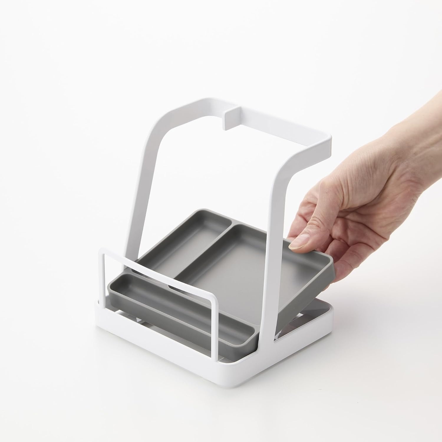 image:imageYamazaki Home Tower Lid amp Ladle Stand Large Kitchen Stand For Utensils Lids And Cookbooks HeatResistant Kitchen Stand Steel
