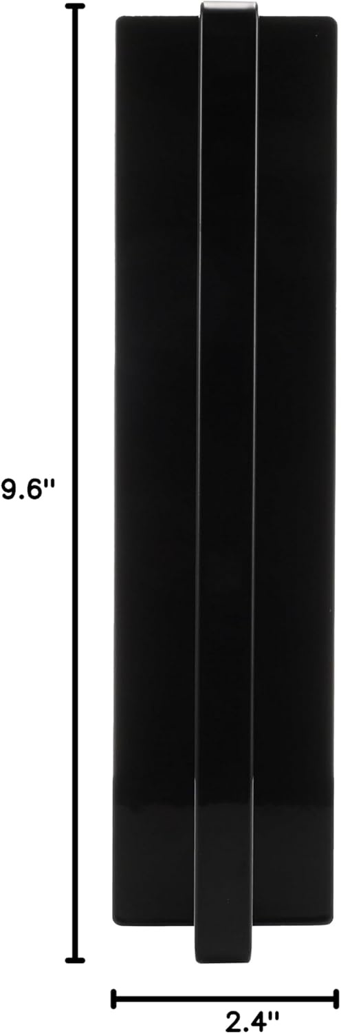 image:imageYamazaki Home Tower Magnetic Paper Towel Holder Metal Kitchen Roll Dispenser Vertical Or Horizontal Mounted Kitchen Towel Rack SteelBlack