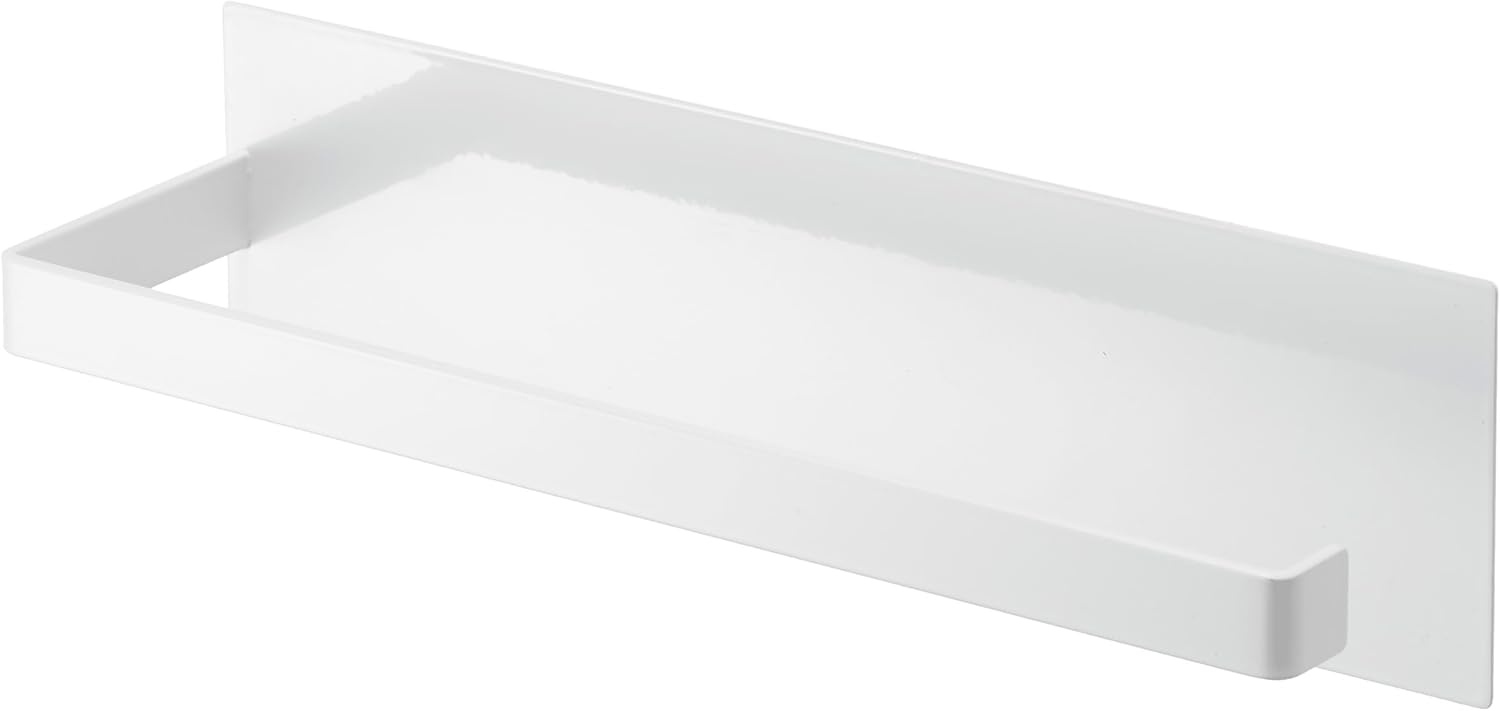 image:imageYamazaki Home Tower Magnetic Paper Towel Holder Metal Kitchen Roll Dispenser Vertical Or Horizontal Mounted Kitchen Towel Rack SteelWhite
