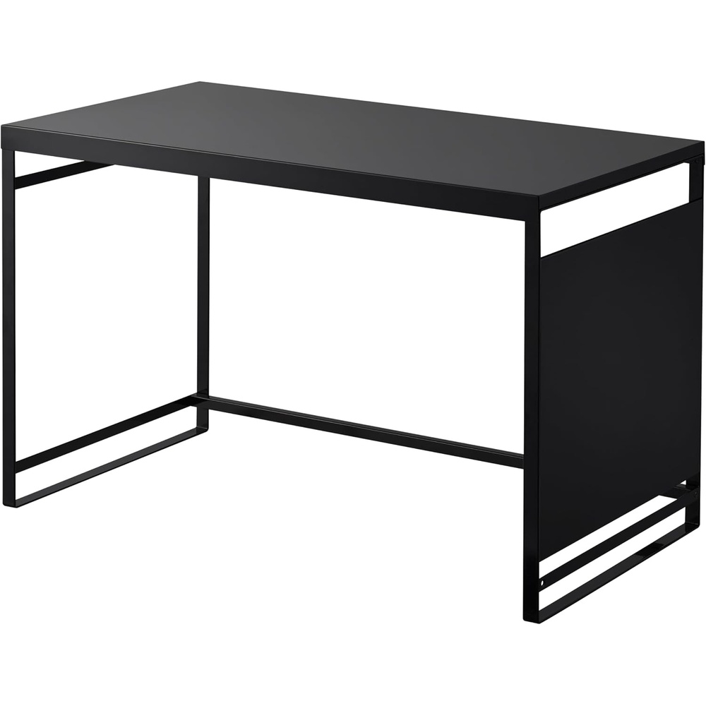 image:imageYAMAZAKI Home Kitchen Appliance Rack Microwave Stand With Steel Side Panel Adjustable Shelves Hooks amp Storage For Countertops Small Kitchen Organizer Modern Minimal Design SteelBlack