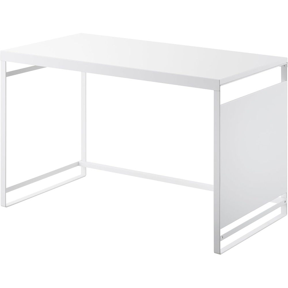 image:imageYAMAZAKI Home Kitchen Appliance Rack Microwave Stand With Steel Side Panel Adjustable Shelves Hooks amp Storage For Countertops Small Kitchen Organizer Modern Minimal Design SteelWhite