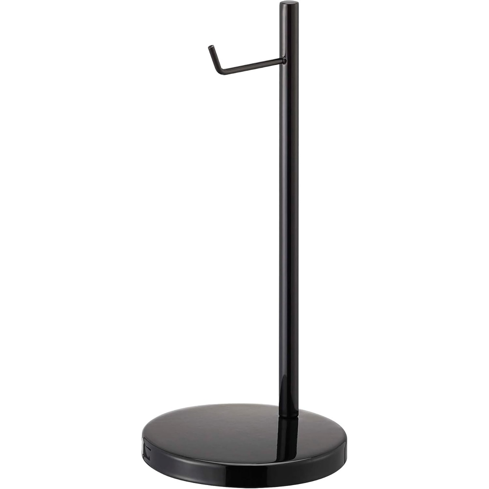 image:imageYAMAZAKI Home Office Desk Headphone Stand Headset Holder Round Base Round SteelBlack
