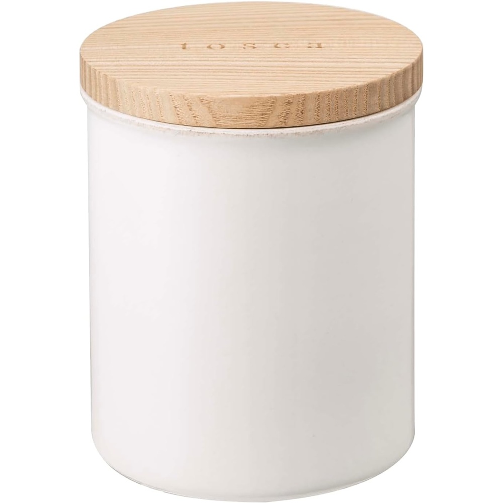image:imageYAMAZAKI Home Tosca Ceramic Canister Dry Food Kitchen Storage Container Organizer Salt 1525 Oz 450 MlPlain
