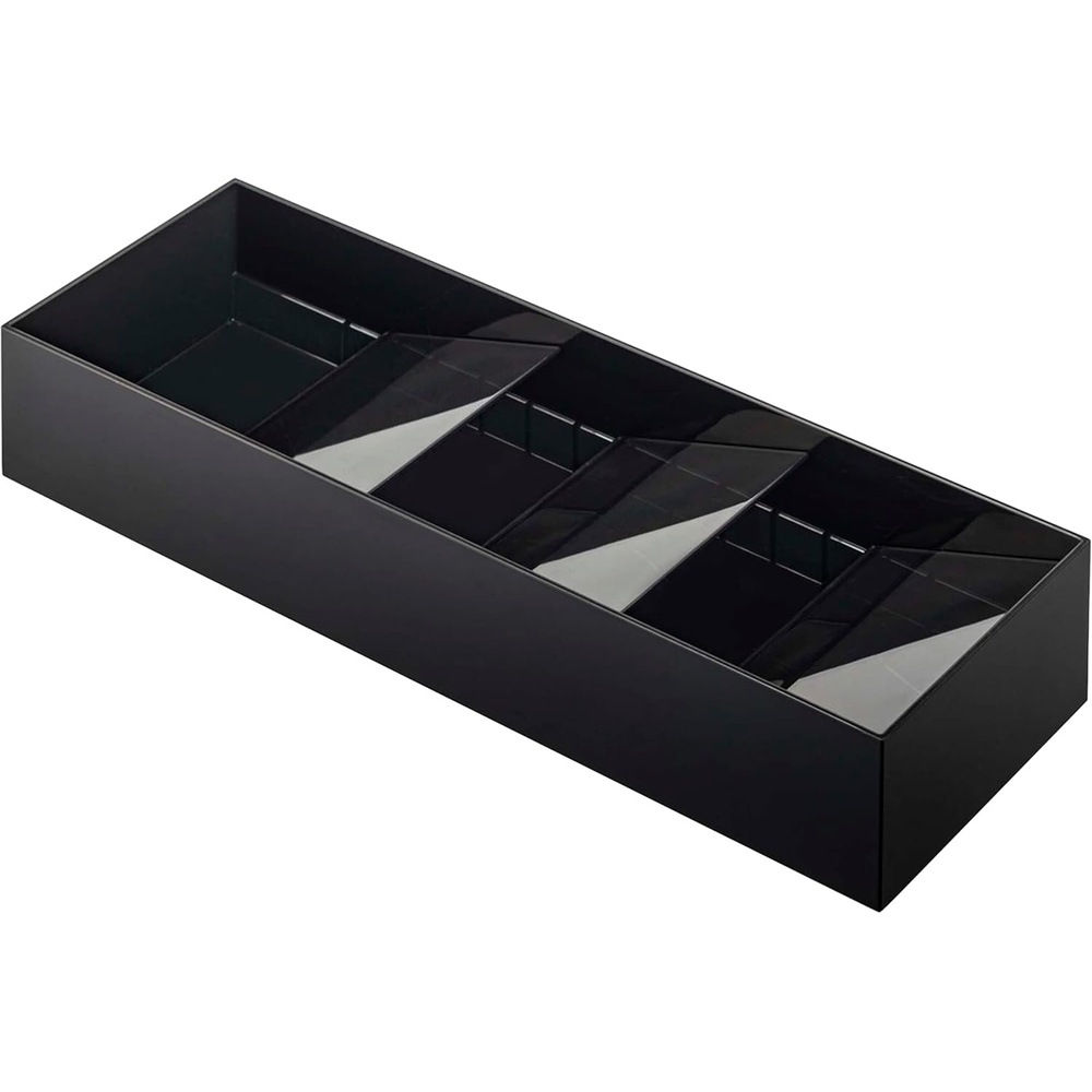 image:imageYAMAZAKI Home Tower Cutlery Drawer Organizer Kitchen Silverware Utensil Storage Tray Expandable Ii Abs PlasticBlack