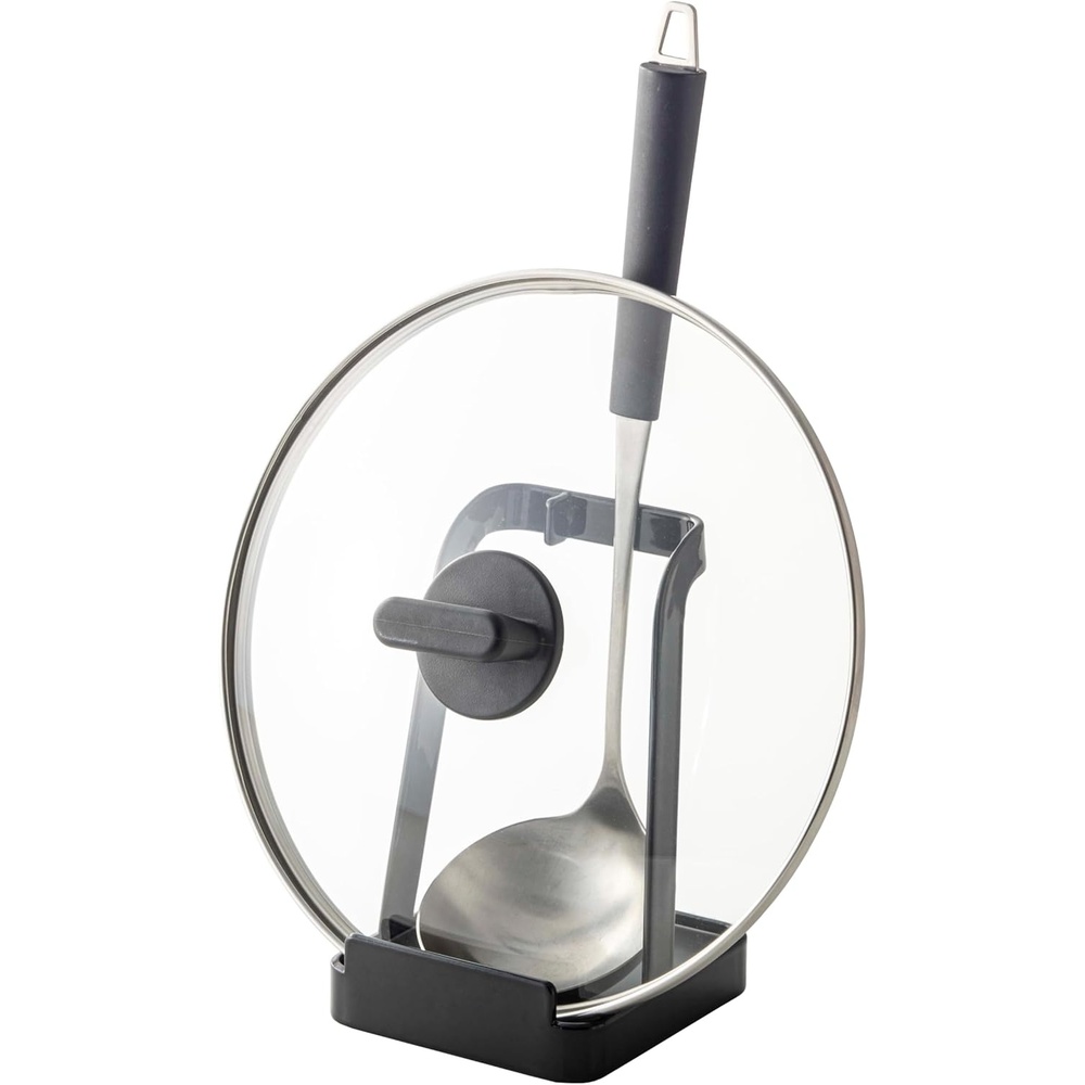 image:imageYAMAZAKI Home Tower Ladle Holder Lid Stand For Utensils In Kitchen SteelBlack