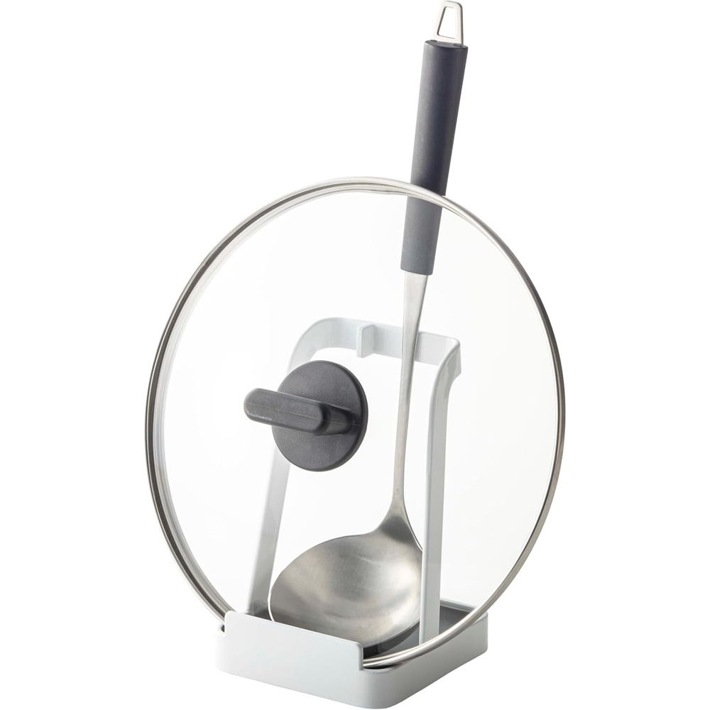 image:imageYAMAZAKI Home Tower Ladle Holder Lid Stand For Utensils In Kitchen SteelWhite