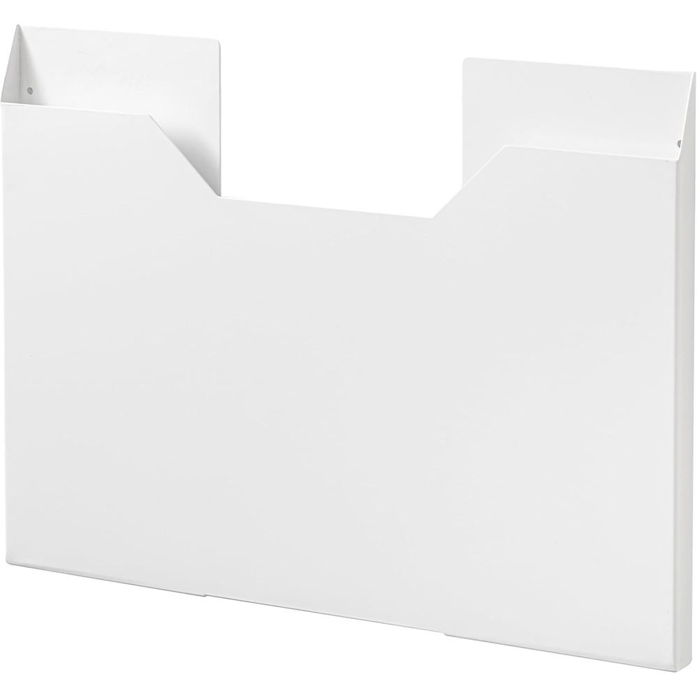 image:imageYAMAZAKI Home Tower Magnetic Placemat Organizer Rack Pocket Wall File For Fridge SteelWhite