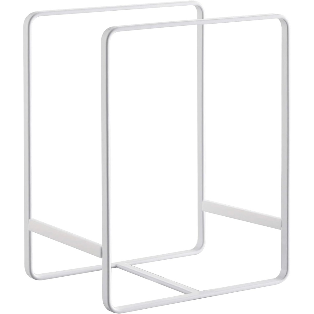 image:imageYAMAZAKI Home Tower Plate RackDish StandDish StoragePlate Holder Large SteelWhite
