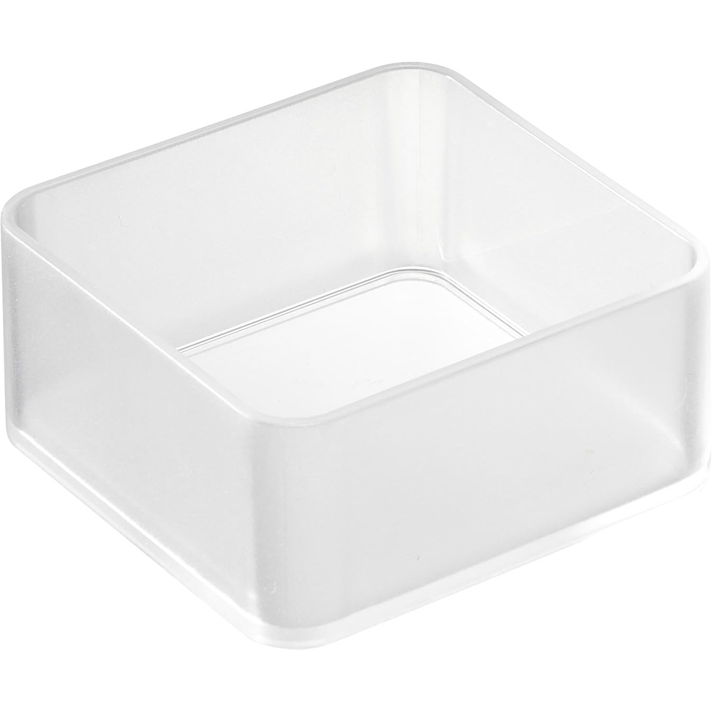 image:imageYAMAZAKI Home Tower Set Of 2 Clear Bottom Storage Cases Stackable Transparent Organization Bins Small Small Ps Resin