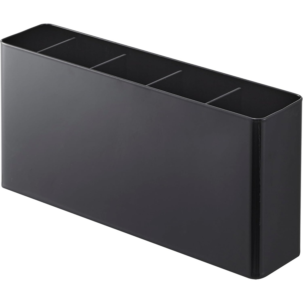 image:imageYAMAZAKI Home Tower Slim Kitchen Stand With Slim Depth Convenient Storage For Cutting Boards amp Utensils SpaceSaving Design Easy To Clean SteelBlack