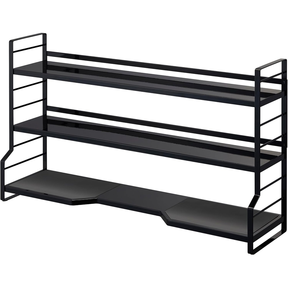 image:imageYAMAZAKI Home Tower Sturdy Standing CountertopStovetop Kitchen ShelfKitchen RackSpice Shelves SteelBlack