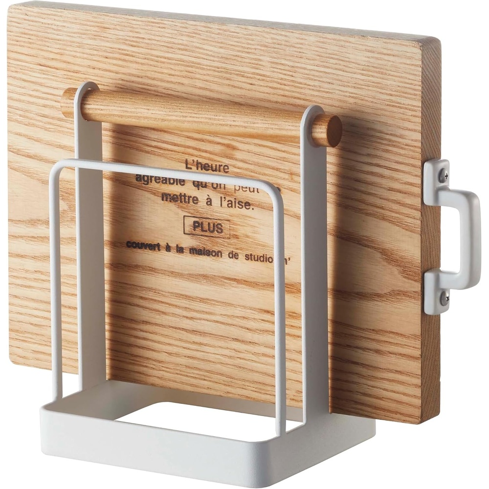image:imageYamazaki Home Cutting Board Stand Water Resistant No Assembly Req White One SizeWhite
