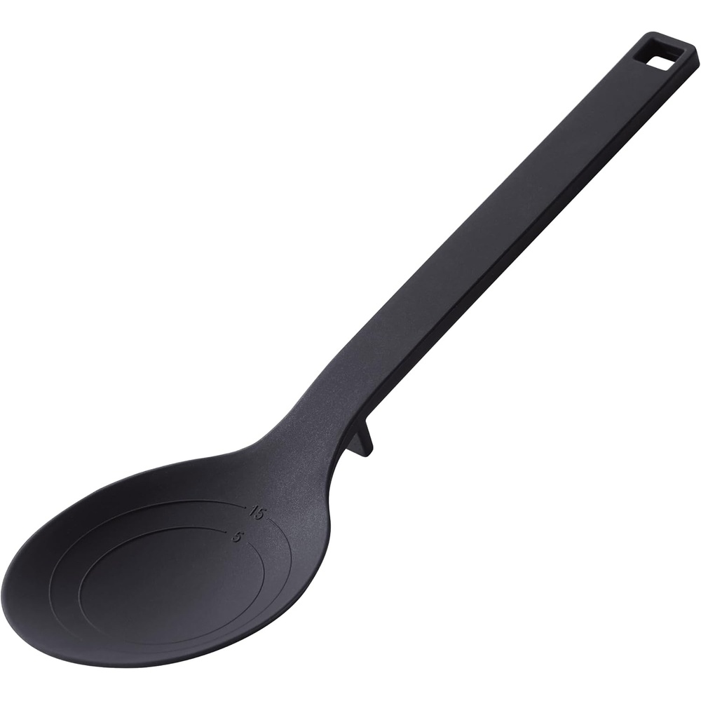 image:imageYamazaki Home Silicone Kitchen Tongs Silicone No Assembly Req BlackSpoon