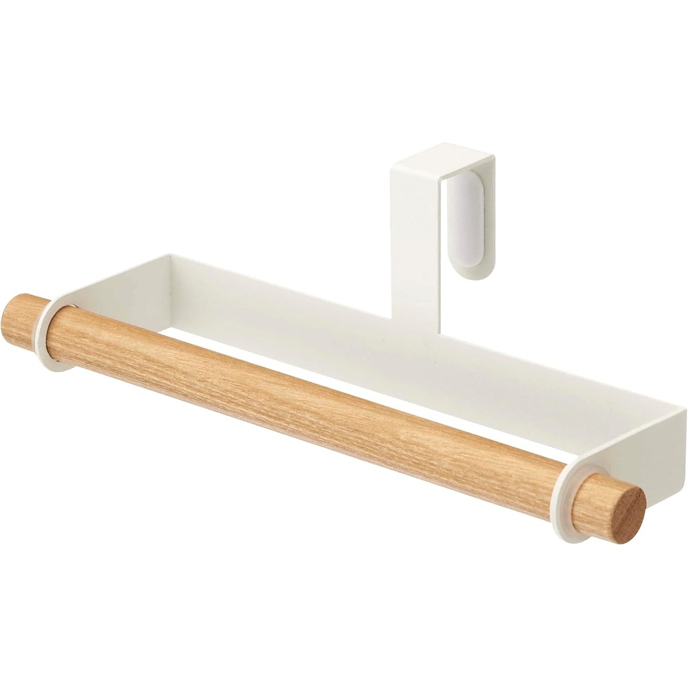 image:imageYamazaki Home Tosca Kitchen Towel Hanger Steel WoodWhite