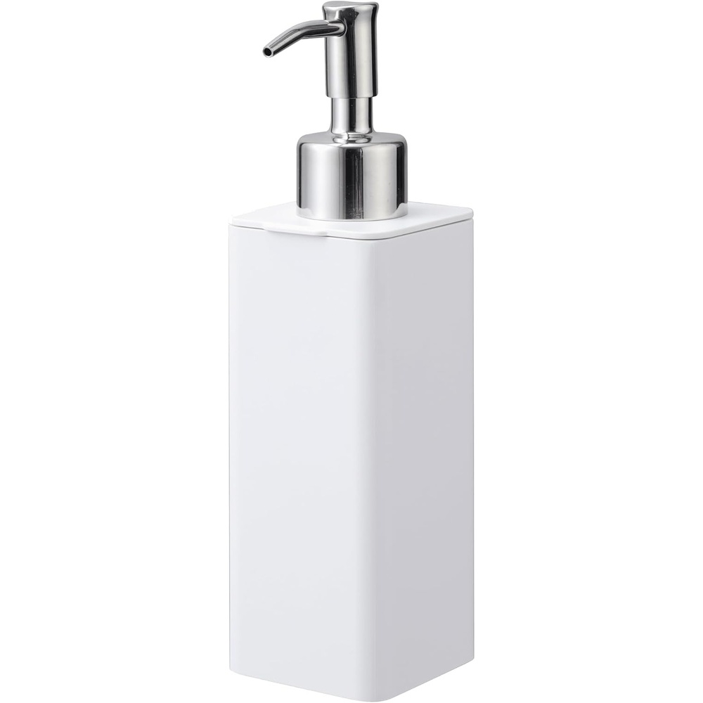 image:imageYamazaki Home Tower Refillable Hand Soap Dispenser with Pump Bathroom Kitchen Abs Plastic 85 Fluid Oz 250 Milliliters