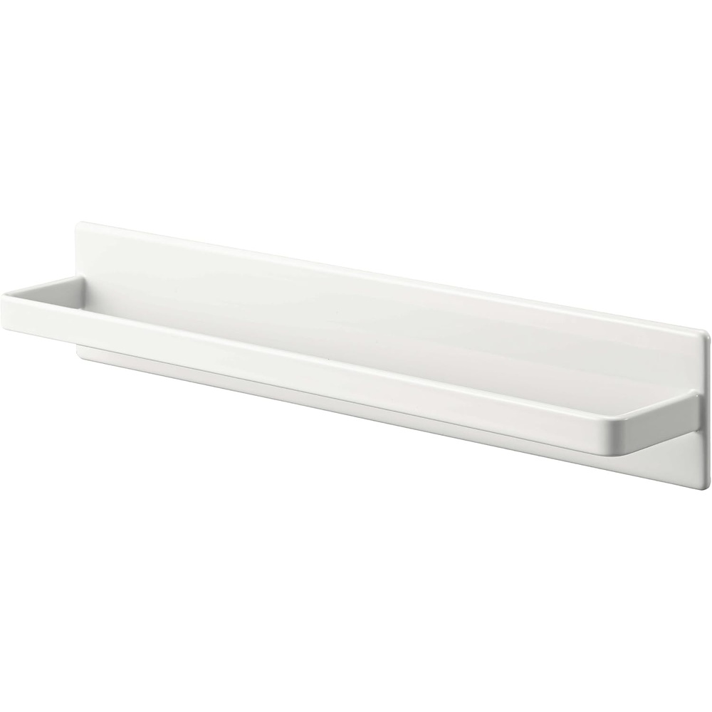 image:imageYamazaki Home Tower Wide Magnetic Kitchen Dish Towel Hanger Rack Holder for Refrigerator Or Wall SteelWhite