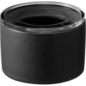 YAMAZAKI Home Tower Ceramic Food Storage Contrainers/Canisters With Airtight Lid – Small – 1 Cup, 240 Milliliters(Black)