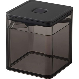 YAMAZAKI Home Tower Vacuum-Sealing Food Storage Container – Polypropylene – 500Ml(Black)