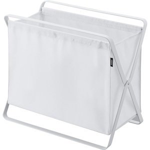 Yamazaki Home Tower Space Saving Storage Hamper – Floor, 16″ – Steel – 8.5 Gallon, 32 Liters(White)
