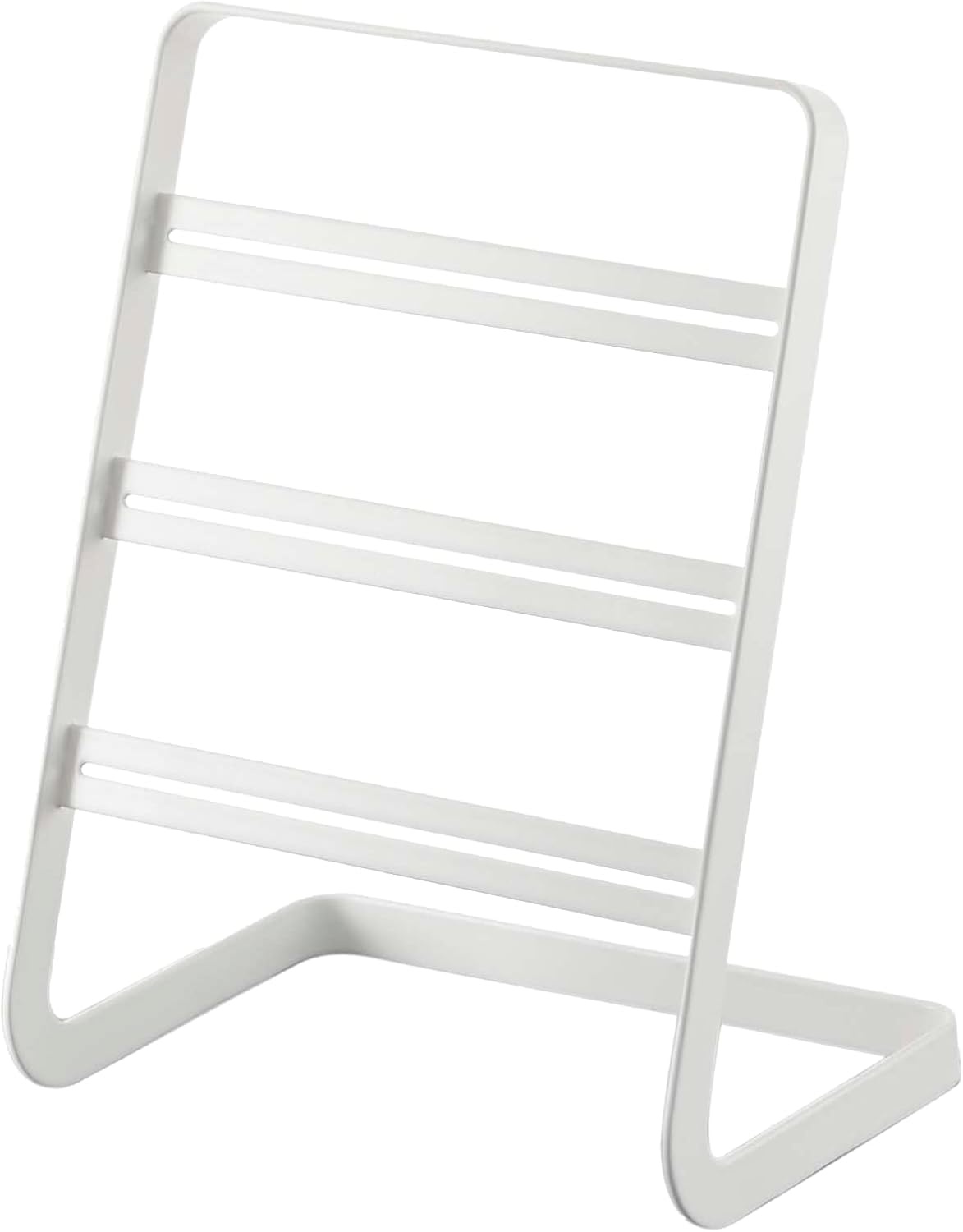 image:imageYAMAZAKI Home Tower Earring Display Stand Holder for Jewelry Organization SteelWhite