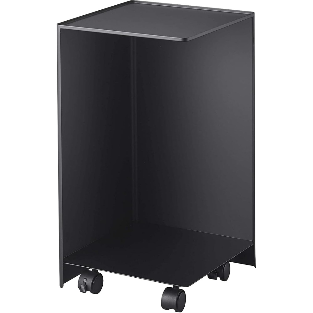image:imageYAMAZAKI Home Tower Rolling Toilet Paper Stocker Steel Holds Up to 12 Rolls of Toilet PaperBlack