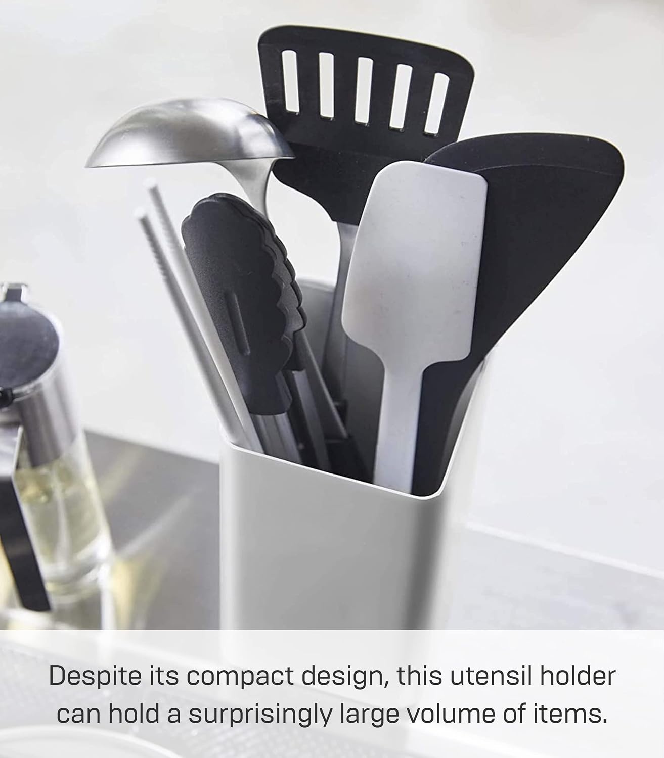 image:imageYAMAZAKI Home Plate Kitchen Utensil Holder Steel