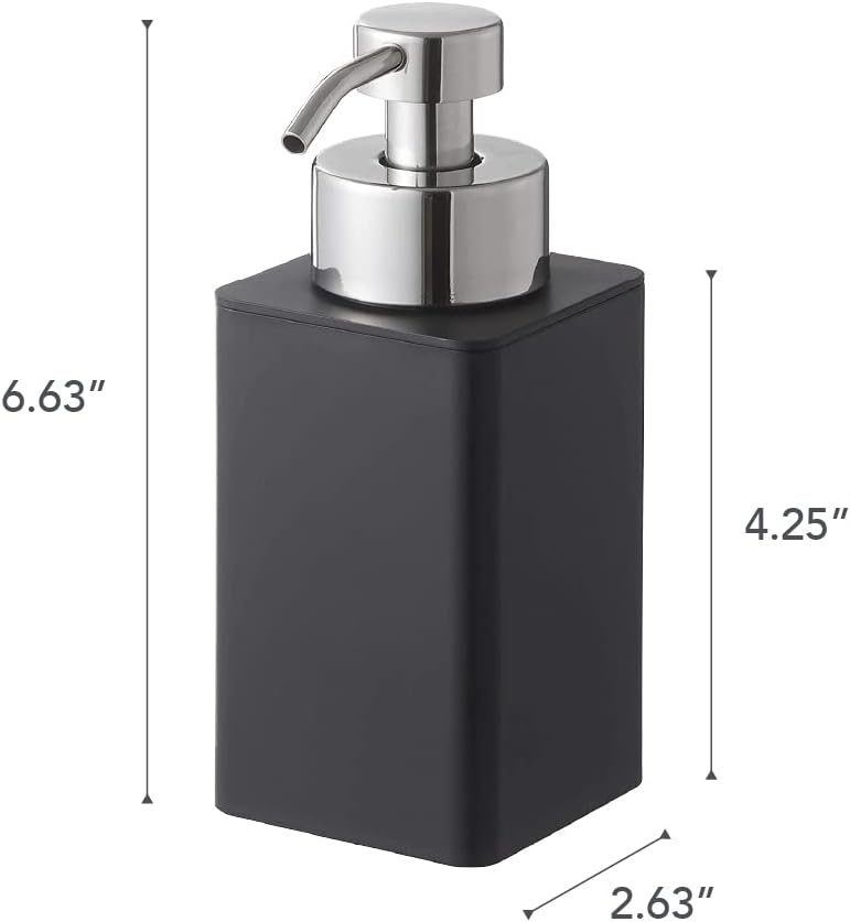 image:imageYAMAZAKI Home Tower Foam Soap Dispenser Abs Plastic 122 Fluid Oz 360 MillilitersBlack