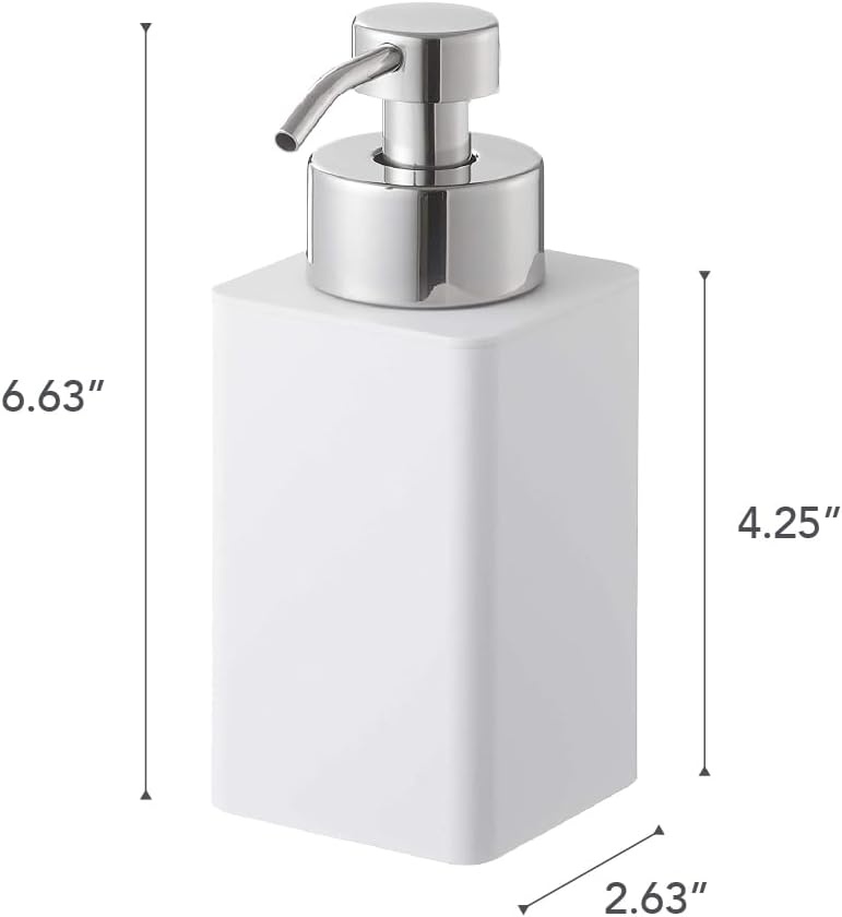 image:imageYAMAZAKI Home Tower Foam Soap Dispenser Abs Plastic 122 Fluid Oz 360 MillilitersWhite