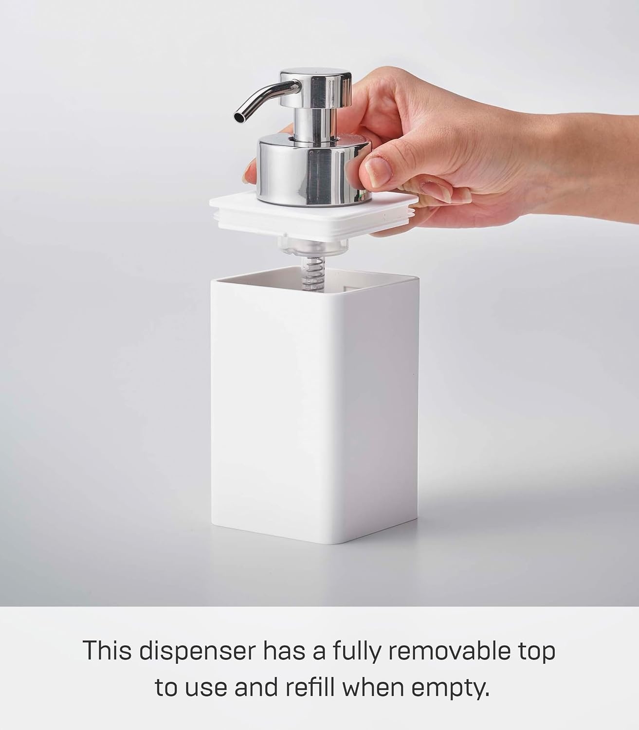 image:imageYAMAZAKI Home Tower Foam Soap Dispenser Abs Plastic 122 Fluid Oz 360 MillilitersWhite