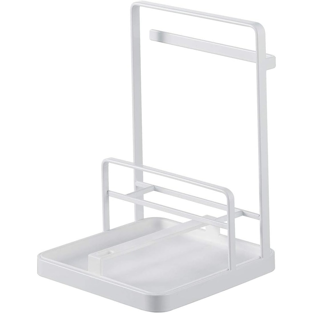 image:imageYAMAZAKI home 4772 Cooking Tool and Lid StationKitchen Utensil Organizer Stand One Size White