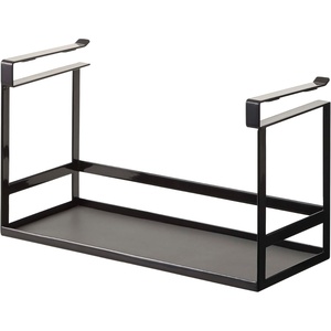 Yamazaki Home Tower Under Shelf Spice Rack And Organizer For Kitchen Cabinets – Steel(Black)